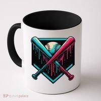 Ice Cream Dripping Baseball Home Plate Drip Respect The Coffee Mug thumb 0