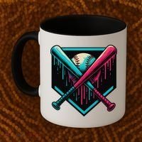 Ice Cream Dripping Baseball Home Plate Drip Respect The Coffee Mug thumb 2