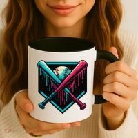 Ice Cream Dripping Baseball Home Plate Drip Respect The Coffee Mug thumb 3