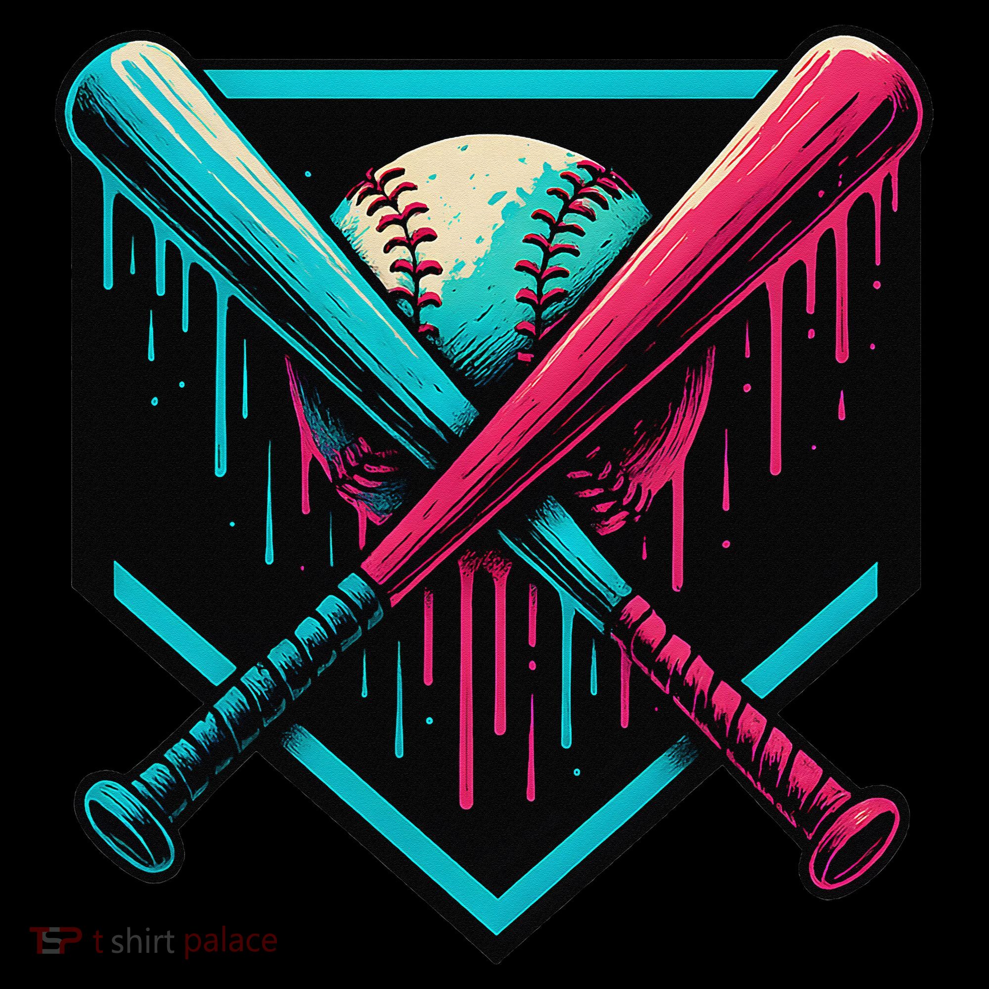 Ice Cream Dripping Baseball Home Plate Drip Respect The Women's Hoodie