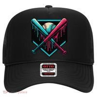 Ice Cream Dripping Baseball Home Plate Drip Respect The Hat thumb 0