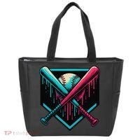 Ice Cream Dripping Baseball Home Plate Drip Respect The Tote Bag thumb 0