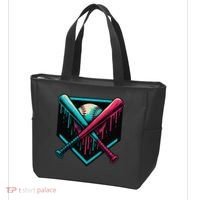 Ice Cream Dripping Baseball Home Plate Drip Respect The Tote Bag thumb 3