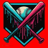 Ice Cream Dripping Baseball Home Plate Drip Respect The Santa Hat thumb 1