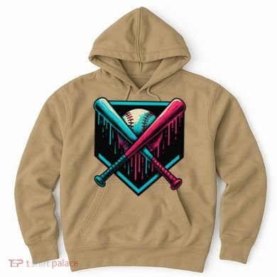 Ice Cream Dripping Baseball Home Plate Drip Respect The Hoodie