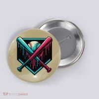Ice Cream Dripping Baseball Home Plate Drip Respect The Button thumb 0