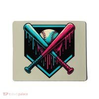 Ice Cream Dripping Baseball Home Plate Drip Respect The Mousepad thumb 0
