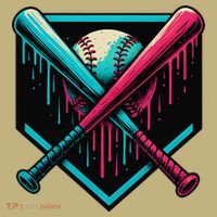 Ice Cream Dripping Baseball Home Plate Drip Respect The Mousepad thumb 1