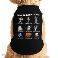 I Can Do Hard Things Teacher Doggie Tank thumb 0