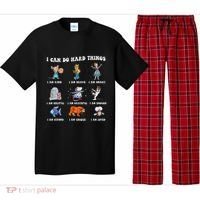 I Can Do Hard Things Teacher Pajama Set thumb 0