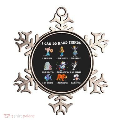 I Can Do Hard Things Teacher Ornament