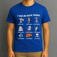 I Can Do Hard Things Teacher T-Shirt thumb 3