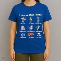 I Can Do Hard Things Teacher T-Shirt thumb 4