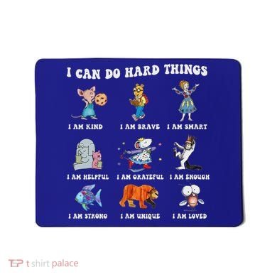 I Can Do Hard Things Teacher Mousepad