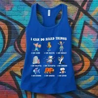 I Can Do Hard Things Teacher Women's Tank Top thumb 3