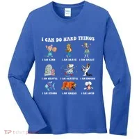 I Can Do Hard Things Teacher Women's Long Sleeve Shirt thumb 0