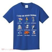 I Can Do Hard Things Teacher Kids T-Shirt thumb 0