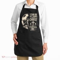 I Can Do All Things Through Christ Soccer Jesus Christian Apron thumb 2