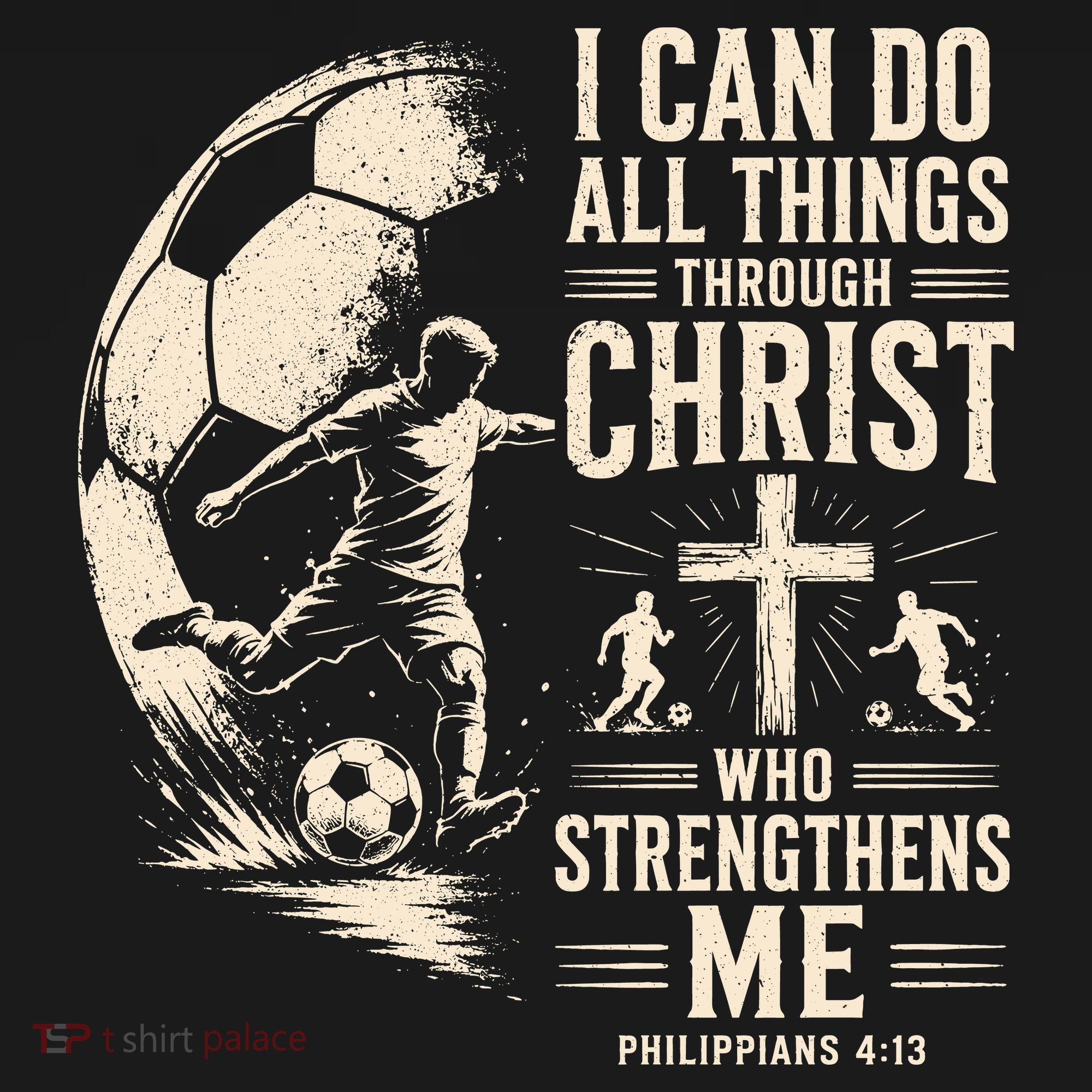 I Can Do All Things Through Christ Soccer Jesus Christian Women's Tank Top