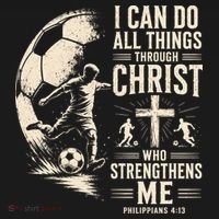 I Can Do All Things Through Christ Soccer Jesus Christian Women's Long Sleeve Shirt thumb 2