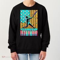 Ice Cream Drip Baseball Stuff Drip For American Flag Women's Sweatshirt thumb 0