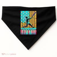 Ice Cream Drip Baseball Stuff Drip For American Flag USA-Made Doggie Bandana thumb 0