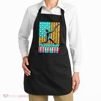 Ice Cream Drip Baseball Stuff Drip For American Flag Apron thumb 2