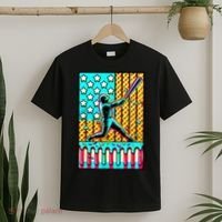 Ice Cream Drip Baseball Stuff Drip For American Flag T-Shirt thumb 2