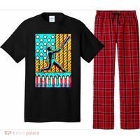 Ice Cream Drip Baseball Stuff Drip For American Flag Pajama Set thumb 0