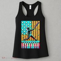 Ice Cream Drip Baseball Stuff Drip For American Flag Women's Tank Top thumb 3