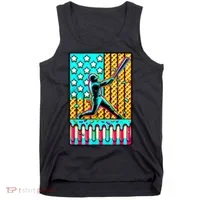 Ice Cream Drip Baseball Stuff Drip For American Flag Tank Top thumb 0