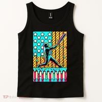 Ice Cream Drip Baseball Stuff Drip For American Flag Tank Top thumb 2
