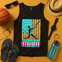 Ice Cream Drip Baseball Stuff Drip For American Flag Tank Top thumb 4