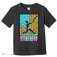 Ice Cream Drip Baseball Stuff Drip For American Flag Toddler T-Shirt thumb 0