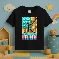Ice Cream Drip Baseball Stuff Drip For American Flag Toddler T-Shirt thumb 3