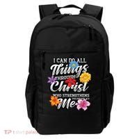 I Can Do All Things Through Christ Who Strengthens Me Backpack thumb 0