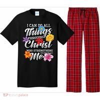 I Can Do All Things Through Christ Who Strengthens Me Pajama Set thumb 0