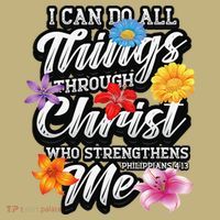 I Can Do All Things Through Christ Who Strengthens Me Mousepad thumb 1