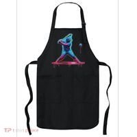Ice Cream Drip Baseball Bat Baseball Player Apron thumb 0