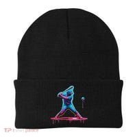 Ice Cream Drip Baseball Bat Baseball Player Beanie thumb 0