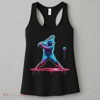 Ice Cream Drip Baseball Bat Baseball Player Women's Tank Top thumb 3