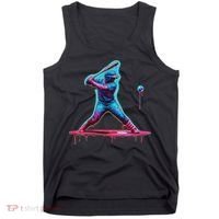 Ice Cream Drip Baseball Bat Baseball Player Tank Top thumb 0