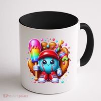 Ice Cream Drip Baseball Stuff Baseball Drip For Coffee Mug thumb 1