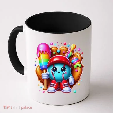Ice Cream Drip Baseball Stuff Baseball Drip For Coffee Mug