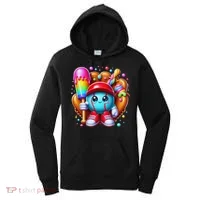 Ice Cream Drip Baseball Stuff Baseball Drip For Women's Hoodie thumb 0