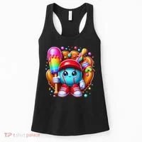 Ice Cream Drip Baseball Stuff Baseball Drip For Women's Tank Top thumb 0
