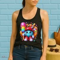 Ice Cream Drip Baseball Stuff Baseball Drip For Women's Tank Top thumb 2