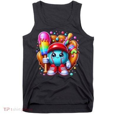 Ice Cream Drip Baseball Stuff Baseball Drip For Tank Top