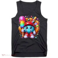 Ice Cream Drip Baseball Stuff Baseball Drip For Tank Top thumb 0
