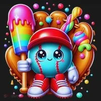 Ice Cream Drip Baseball Stuff Baseball Drip For Tank Top thumb 6